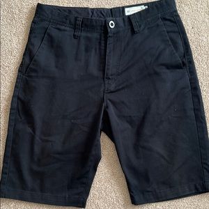 Volcom Black Chino Shorts